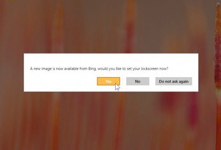 Nastavte obrázky Bing jako pozadí obrazovky zámku Windows