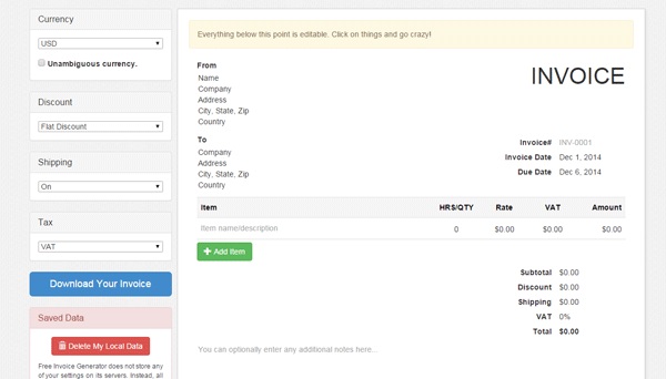 5 Best Websites to Instantly Create Invoices for Free - 13