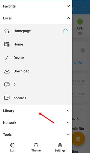 Proveďte zálohu svých aplikací pro Android v ES File Explorer