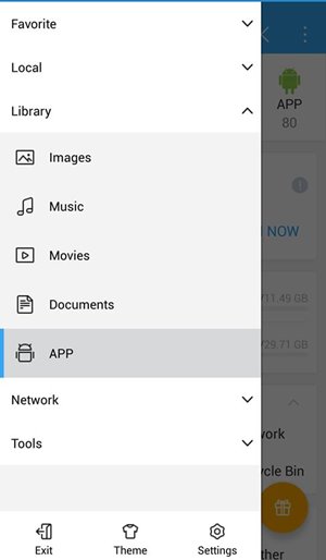 Proveďte zálohu svých aplikací pro Android v ES File Explorer
