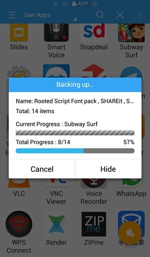 Make Backup of Your Android Apps in ES File Explorer
