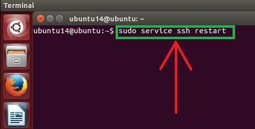 sudo service ssh restart