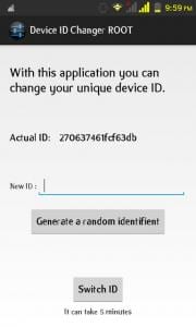 Fake Device ID, Info and Identity in any Android Phone