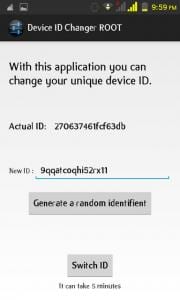 Fake Device ID, Info and Identity in any Android Phone