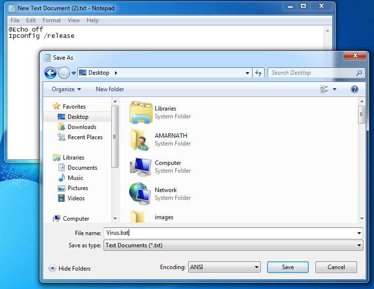 How To Create Fake Harmless Virus Using Notepad  2022  - 72