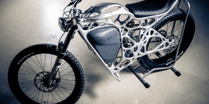 Light Rider World's First 3D Printed Electric Motorcycle