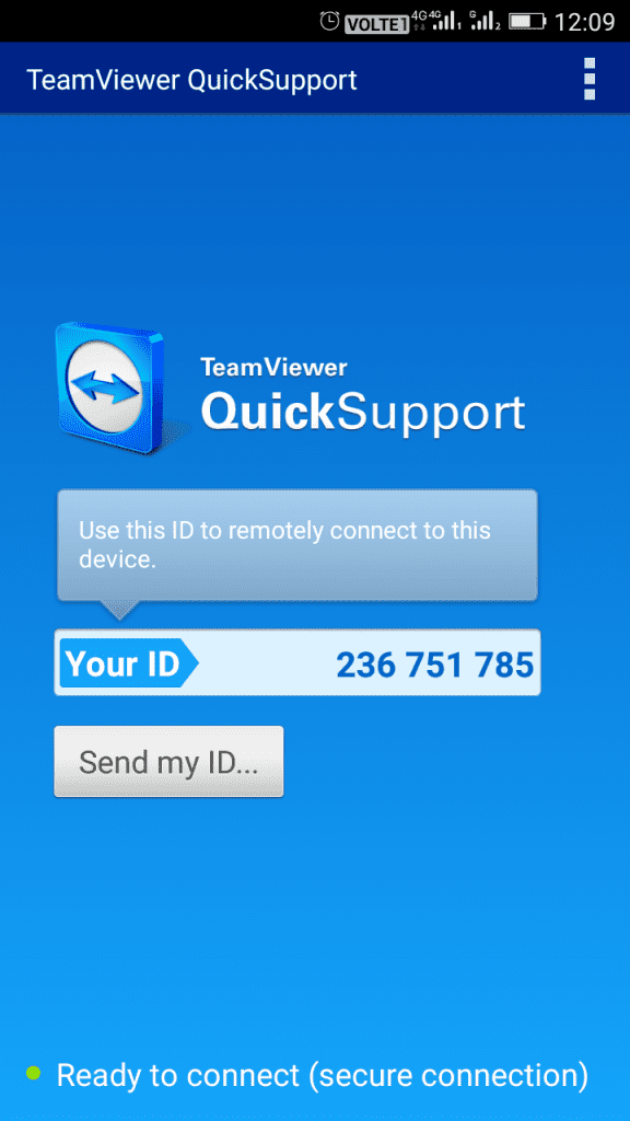 teamviewer quick support for blu cell phones