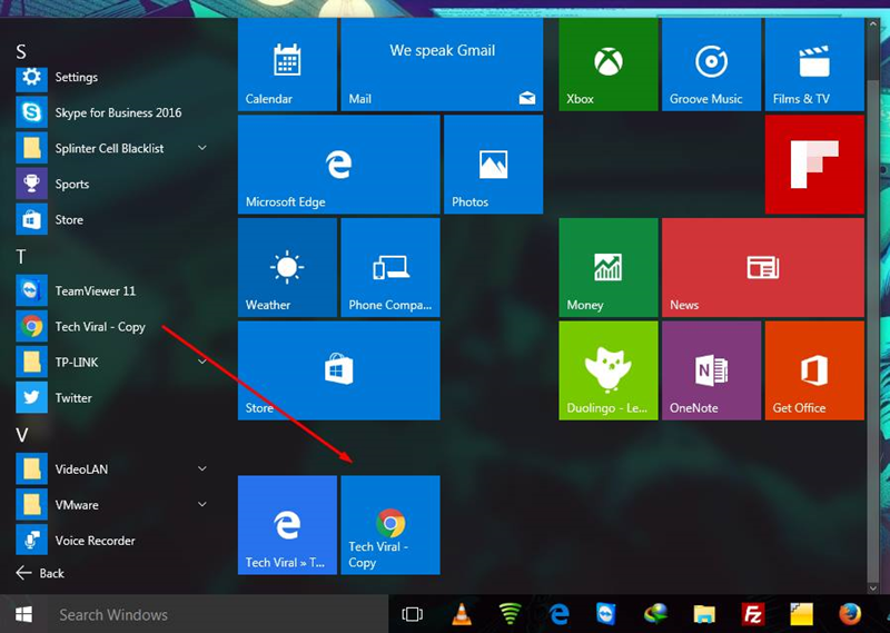 Windows 10 Başlat Menüsüne Web Sitesi Bağlantıları Ekleyin