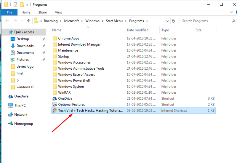 How to Add Website Links to Windows 10 Start Menu - 1