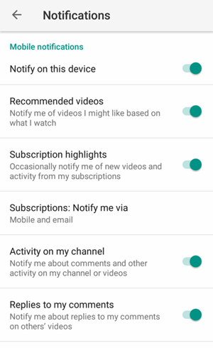 Triky a tipy aplikace YouTube pro Android6