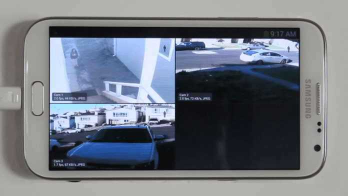 turn your Android into a security camera