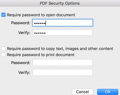 Create PDF in Mac