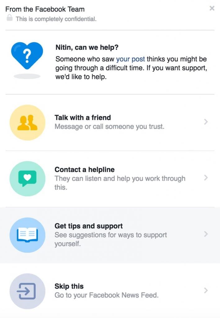 Facebook launches Suicide Prevention tools and Resources in India
