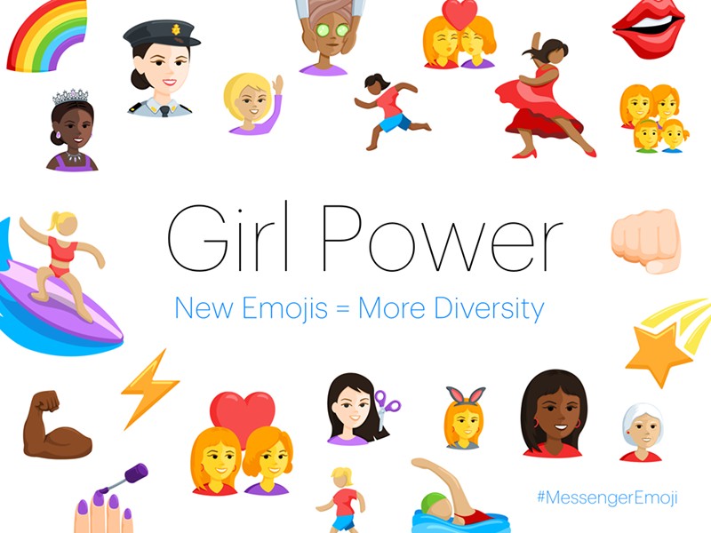 Facebook Messenger adds 1500 new different emojis - 47