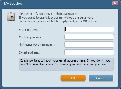 Set up a password