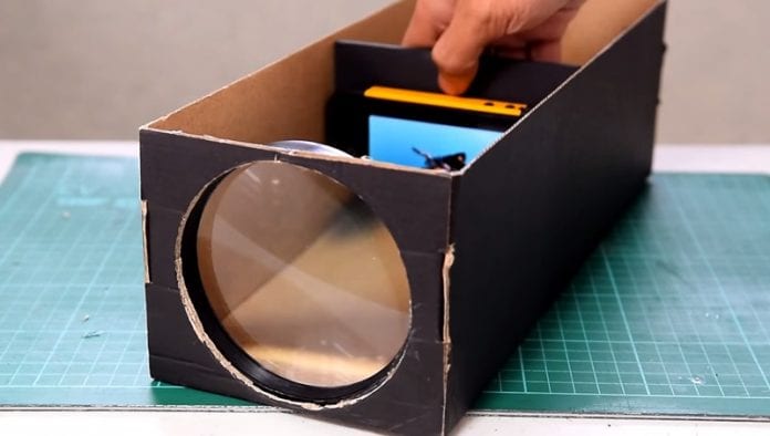 Make Your DIY Smartphone Projector With A Shoebox