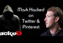 Mark Zuckerberg Hacked on Twitter and Pinterest