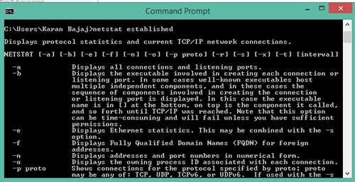 Use Netstat Commands To Monitor Network On Windows Using CMD - 4