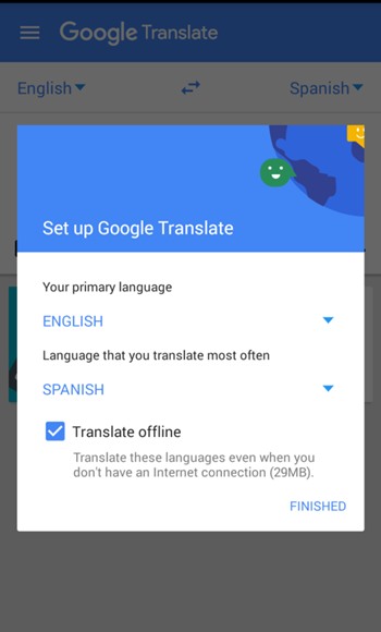 google translate app how to use camera iphone