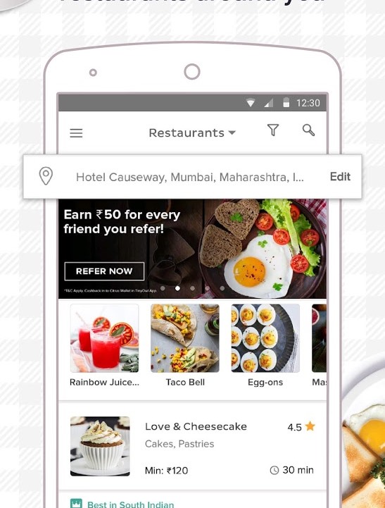 Android Apps To Have Home Food Delivery In India