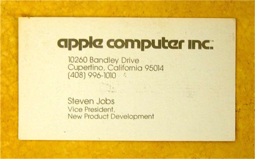 Steve Jobs: Apple