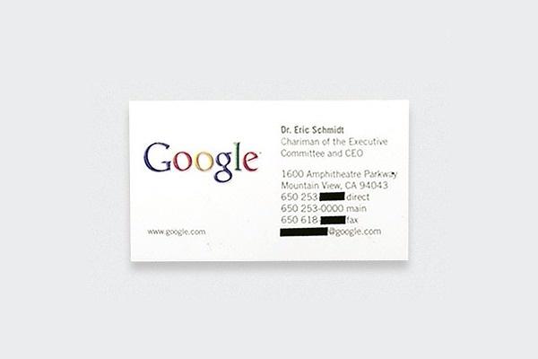 20  Famous Personalities And Their Amazing Business Cards - 68