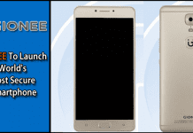 GiONEE To Launch World's Most Secure Smartphone.