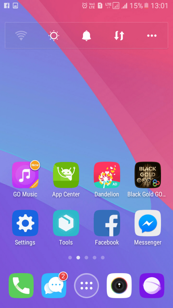 Pomocí Go Launcher