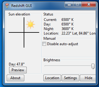 Using RedshiftGui