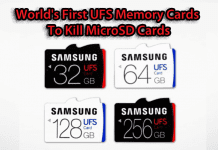 Samsung Introduces The World's First UFS Memory Cards To Kill microSD Cards