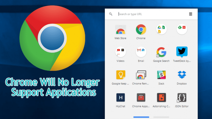Chrome Will No Longer Support Applications In The Browser