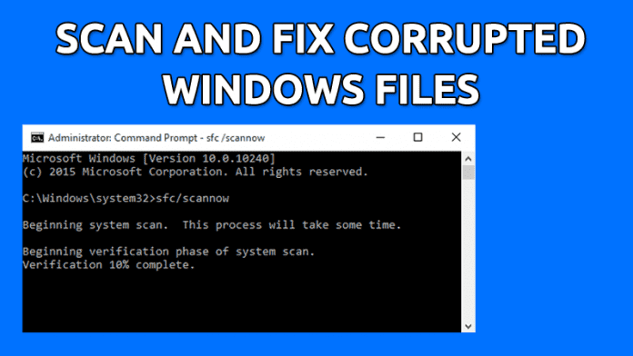 Cara Memindai dan Memperbaiki File Windows yang Rusak