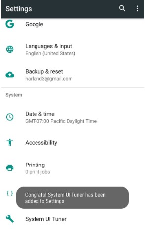 Povolte nastavení skrytého „nočního režimu“ v systému Android 7.0 Nougat