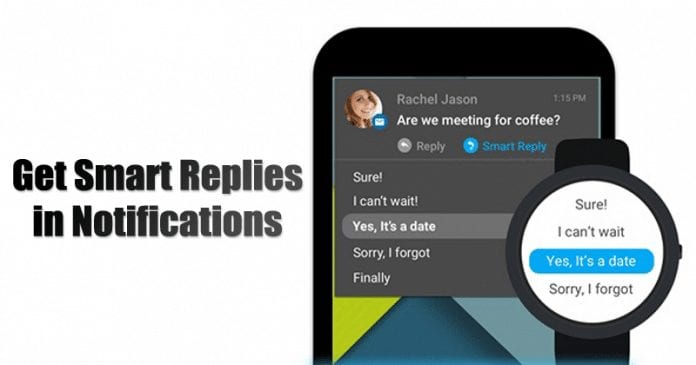 How to Get Smart Replies in Notifications on Android