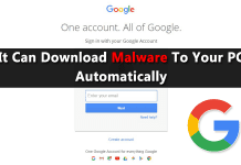 Google’s Login Page Have a Bug! It Can Download Malware To Your PC