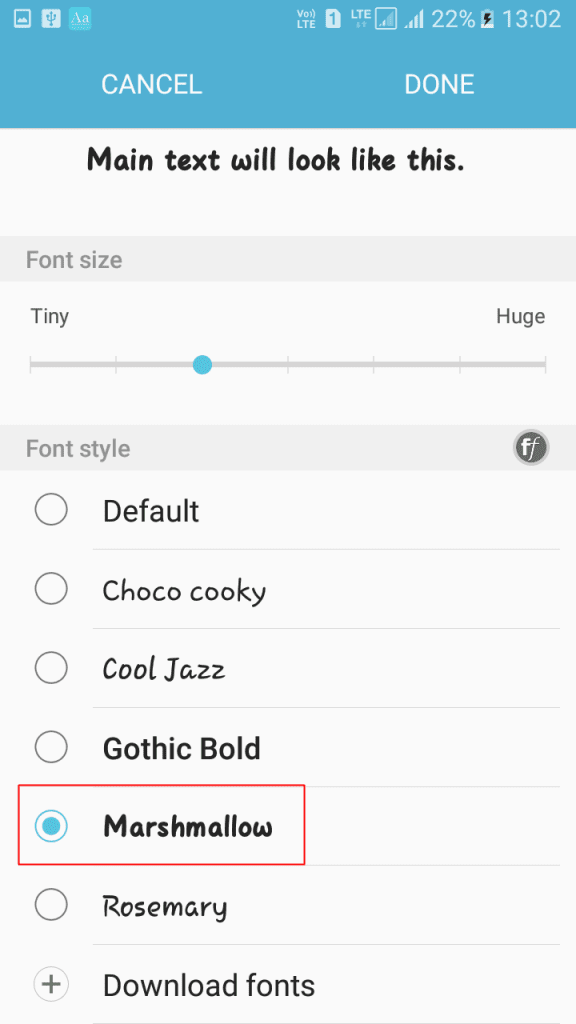 HiFont : Cara Mengubah Font di Android