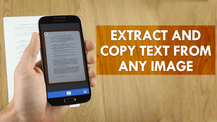 How To Extract And Copy Text From an Image On Android