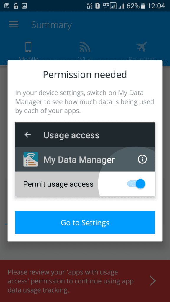 Using My Data Manager
