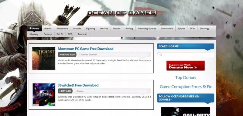 Top 10 Best Free PC Game Download Websites 