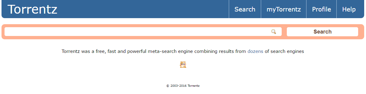 Torrentz Search Engine