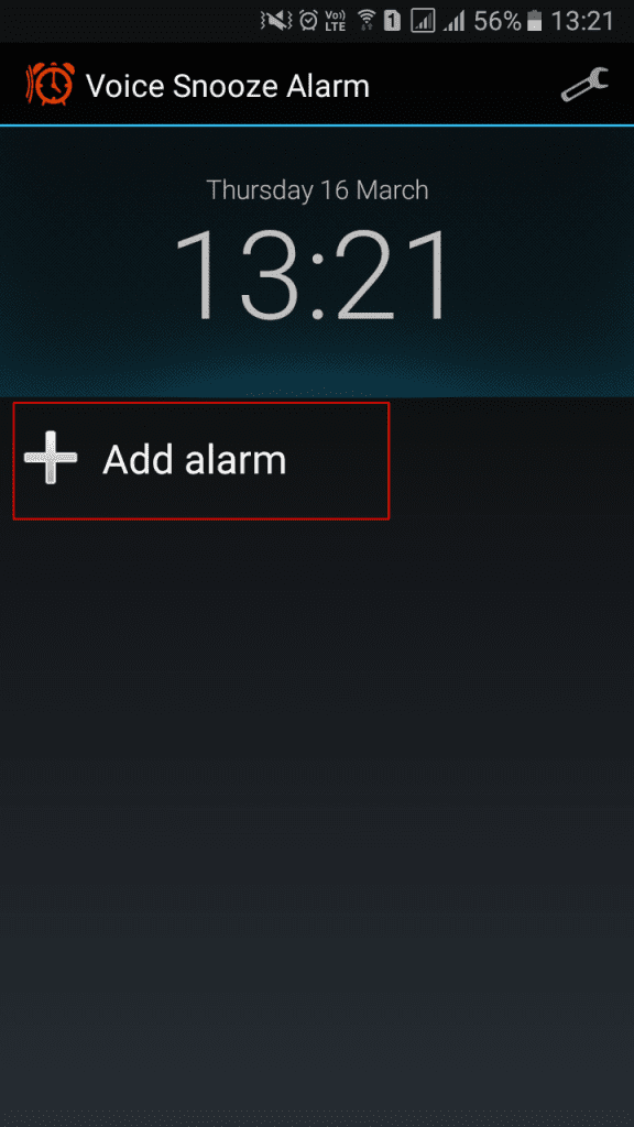 Using Voice Snooze Alarm