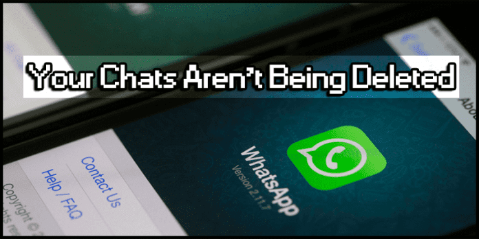 Your WhatsApp Conversations Are Not Being Deleted Actually