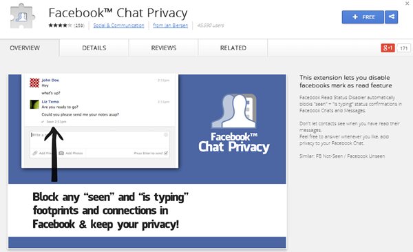 Facebook Chat Privacy