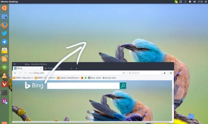 Automaticky změnit tapetu plochy Ubuntu na fotku dne Bing