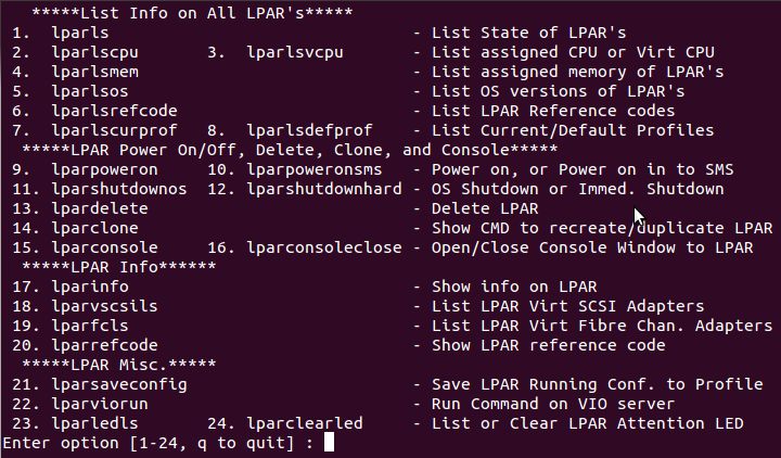 Command Line Interface