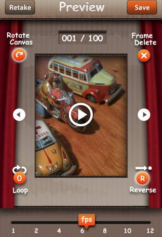 Create Stop Motion Video in iPhone