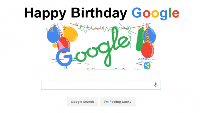 Google Celebrates 18th Birthday With a Doodle, Amid Some Confusion Over The Correct Date