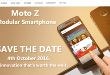 Moto Z Modular Smartphone Coming in India on October 4