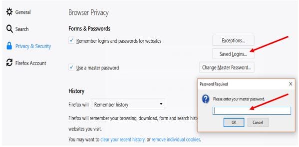 Master Password In Mozilla Firefox Quantum