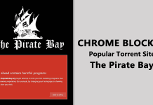 Torrent Site "The Pirate Bay" Blocked By Google Chrome